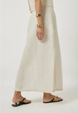 Scarlet Poppies Lennie Split Skirt in Cream