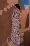 Alexander Miro Mila Marble Dress Multicolour