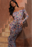 Alexander Miro Mila Marble Dress Multicolour
