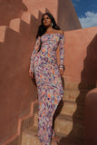 Alexander Miro Mila Marble Dress Multicolour