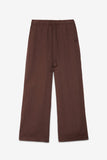 Ottod'Ame Linen palazzo trousers in Chocolate