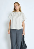 Minus Sabbi Linen Blouse in Sand