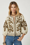 Scarlet Poppies Maris Jacket in Vanilla