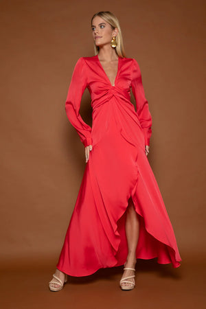Silk 95 Five Ananda Dress in Red