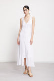 Ottod'Ame Ramie Long Dress in White