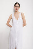 Ottod'Ame Ramie Long Dress in White