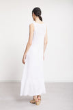 Ottod'Ame Ramie Long Dress in White