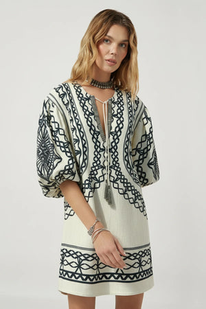 Scarlet Poppies Portofino Dress in Vanilla