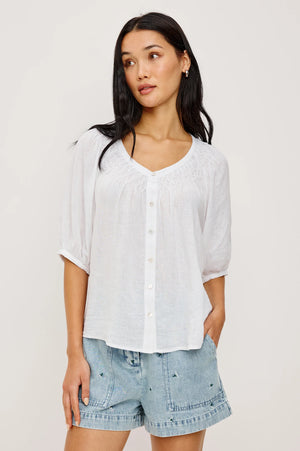 Rails Rix Top in White