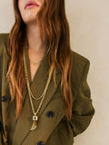 Talis Chains Shark Tooth Pendant in Gold