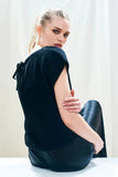 Jumper 1234 Shell Top in Black