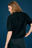 Jumper 1234 Oversized Brushed T Shirt in Black