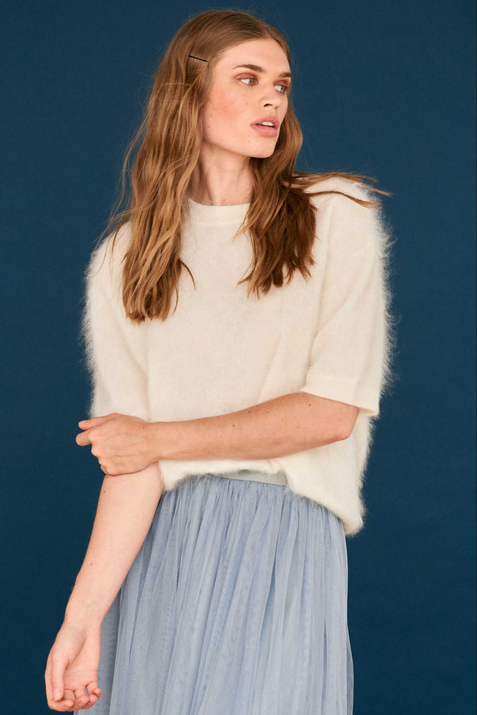 Jumper 1234 Oversized Brushed T-Shirt in Jasmine