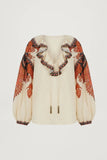 Scarlet Poppies Sabrina Top in Cream