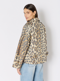 Berenice Muriel Biker Jacket in Animal Print