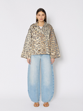 Berenice Muriel Biker Jacket in Animal Print