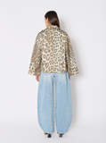 Berenice Muriel Biker Jacket in Animal Print