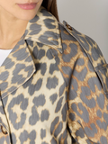 Berenice Muriel Biker Jacket in Animal Print