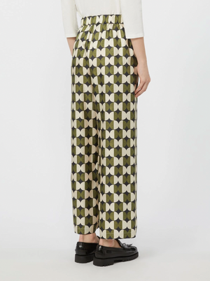 Maxmara Weekend Fibbia Trouser in Olive