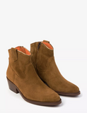 Penelope Chilvers Cassidy Suede Cowboy Boot in Tan