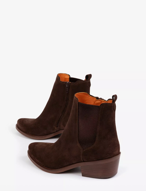 Penelope Chilvers Rove Suede Ankle Boot in Chocolate