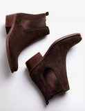 Penelope Chilvers Rove Suede Ankle Boot in Chocolate