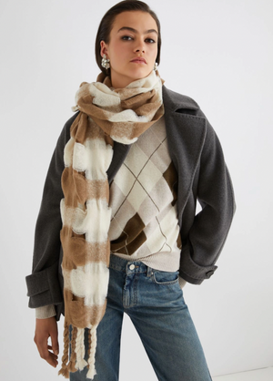 Marella Amiche Scarf in Brown