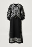 Scarlet Poppies Tahara Kaftan in Black