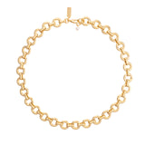 Talis Chains Chubby Link Choker in Gold