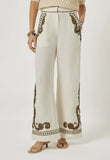 Scarlet Poppies Taylen Trouser in Vanilla
