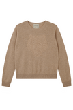 Jumper 1234 Embossed Tiger Crew in Almond