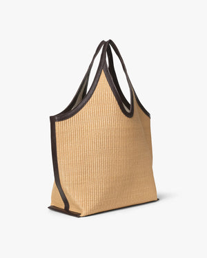 Day Et Woven Straw Icon Tote in Beige