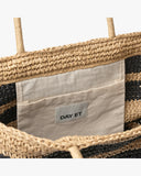 Day Et Summer Crochet Bag in Natural Black