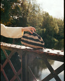 Day Et Summer Crochet Clutch in Natural Black