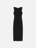 Frame Drape Dress in Black