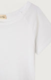 American Vintage Xoubow Boat Neck Tee in White