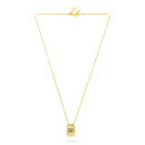 Talis Chains Talisman Pendant Necklace Lapis in Gold
