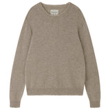 Jumper 1234 Distressed Crew in Light Brown
