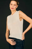 Jumper 1234 Distressed Tank in Limestone