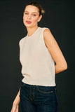 Jumper 1234 Distressed Tank in Limestone