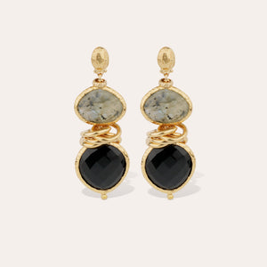 Gas Bijoux Serena Earrings in Black