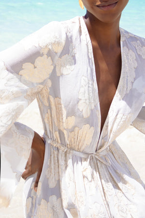 Alexander Miro Aurelia Dress in White Gold