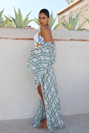 Alexander Miro Chloe Maxi Dress in Green