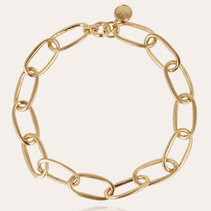 Gas Bijoux Maille Oval Collar in Gold