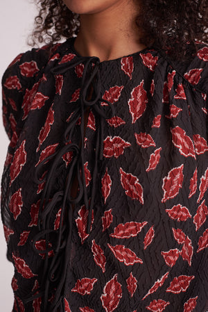 Hofmann Erika Lips Top in Black