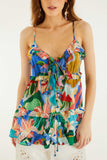 Farm Rio Garden Of Life Ruffle Blouse