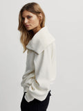 Varley Vine Half Zip Pullover in Ivory