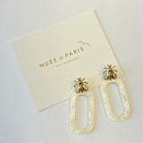 Nuée De Paris Megumi XL Earrings in White