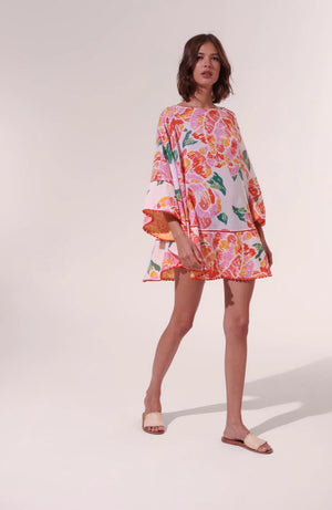 Poupette St Bart Allia Poncho in Orange