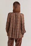 By Malina Antonella Blouse BROWN